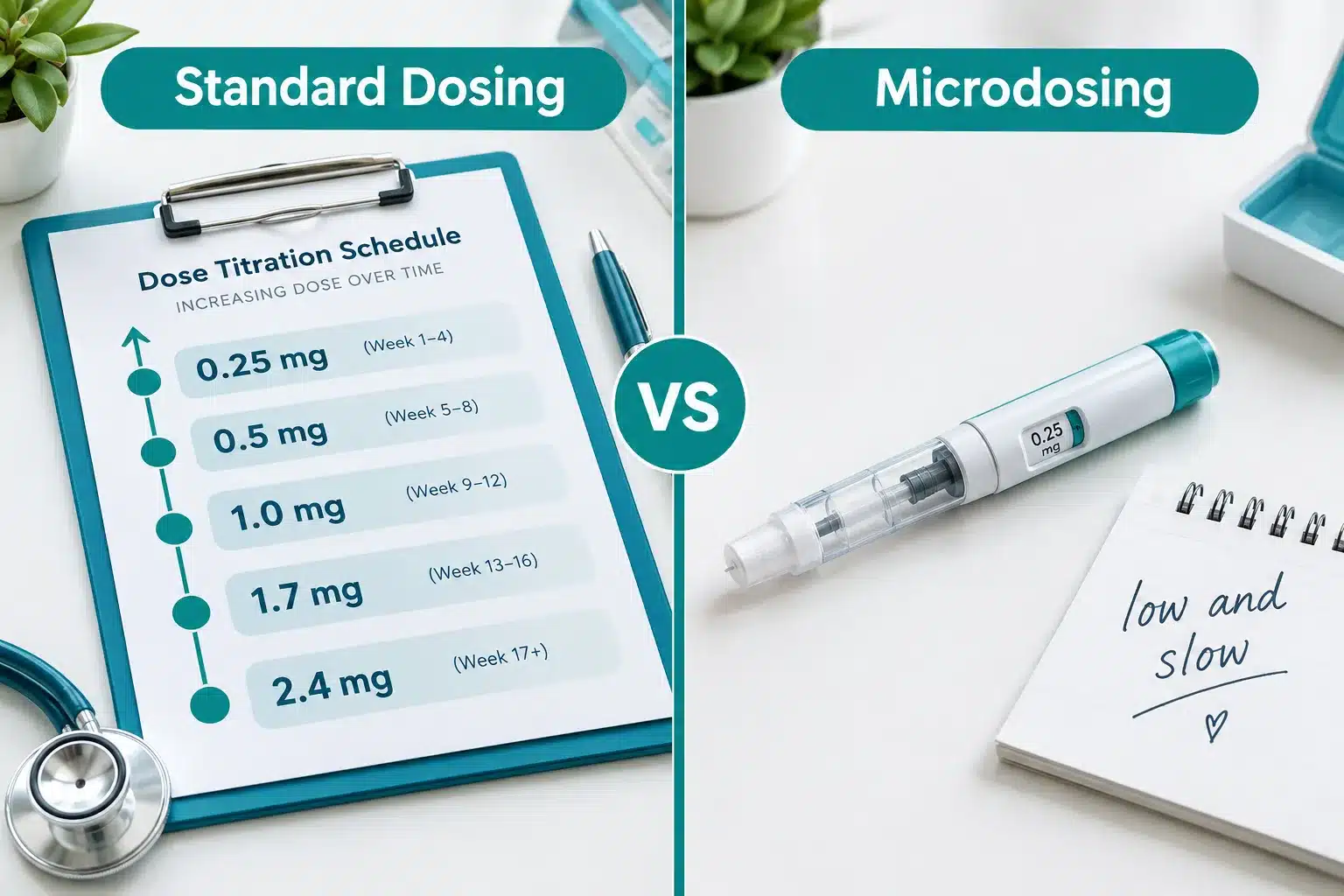 glp 1 microdosing 3 GLP-1 Microdosing vs Regular Dosing: What's the Difference