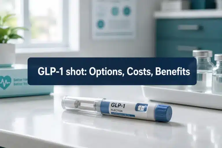 GLP-1 shot: Options, Costs, Benefits & Safety Considerations