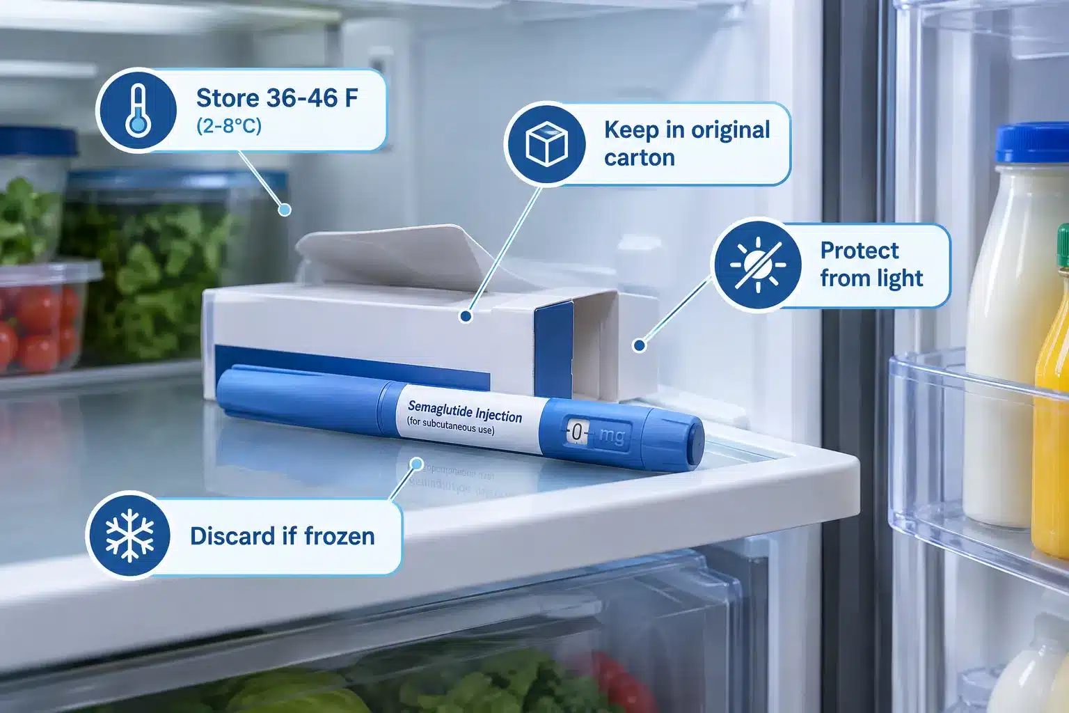Wegovy dosage: Dosage, Schedule, Storage & Important Safety Tips 3 How Do I Store Wegovy Pens