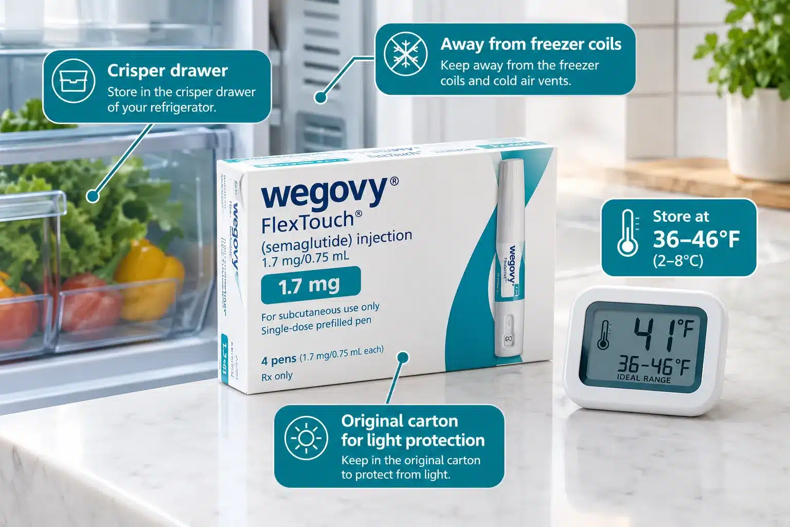 Does Wegovy Need to Be Refrigerated? Storage & Travel Rules 2 How long can Wegovy stay out of the fridge