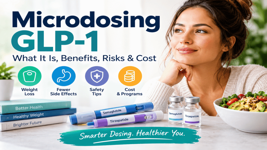 Microdosing GLP-1 benefits, risks and cost