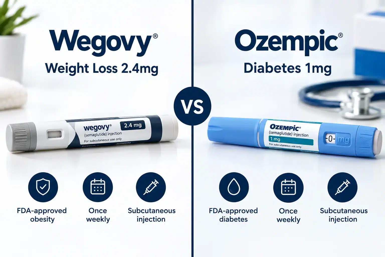 Semaglutide weight loss medication 3 Semaglutide vs Ozempic vs Wegovy: What Is the Difference