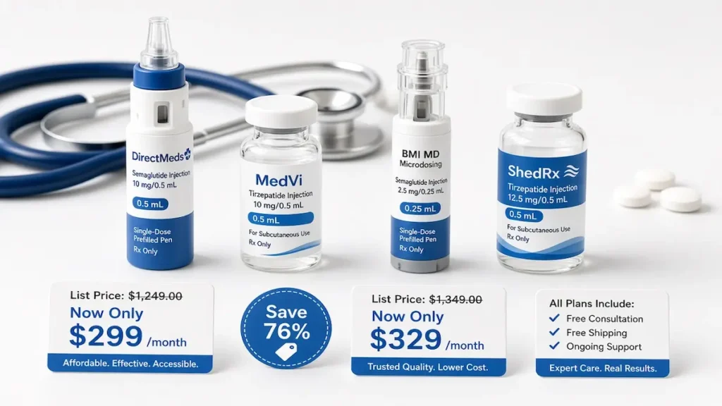 Trump Rx Prices (2026): Full Medication List & Costs 12 TrumpRx medication price comparison featuring prescription savings, GLP-1 medications, generic drugs, and options for comparing cash prices