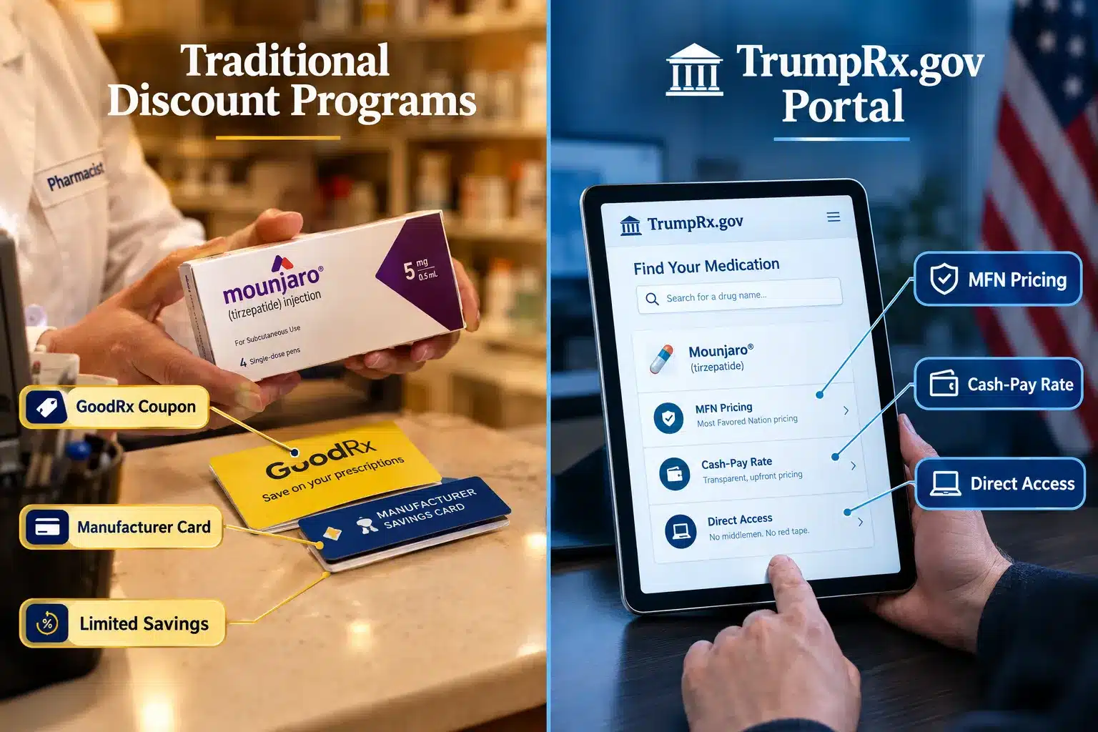 TrumpRx Mounjaro Price: How Much Can You Save? 3 TrumpRx Mounjaro Price vs. Other Discount Programs