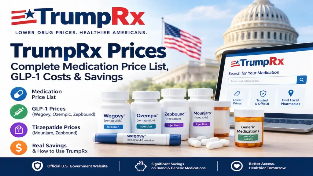 Trump Rx Prices (2026): Full Medication List & Costs 2 trump-rx-medication-list-prices