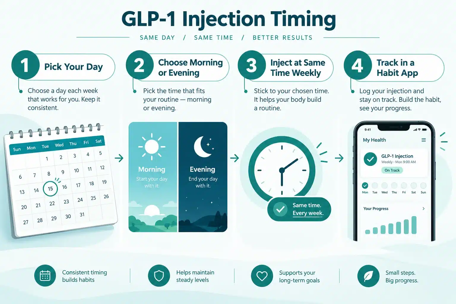 best time to take glp 1 shot 2 What Time of Day Should I Take My GLP-1 Injection?