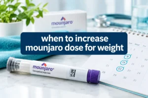 when to increase mounjaro dose for weight loss